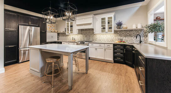 Medallion Silverline Cabinetry available at Lakeville Industries, Long Island's largest kitchen and bath cabinetry showroom.