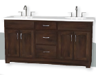 See kitchen and bathroom cabinet showroom displays by Medallion Cabinetry at Lakeville Industries.